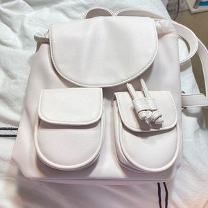 Soft pink mini backpack